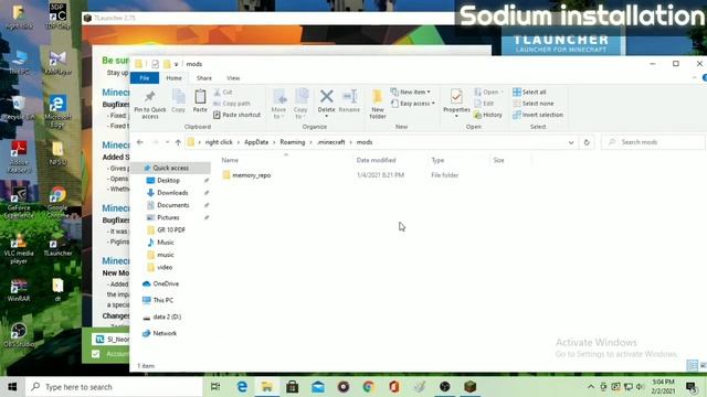 how to install sodium for Tlauncher minecraft (1.16.4 ?)? смотреть онлайн