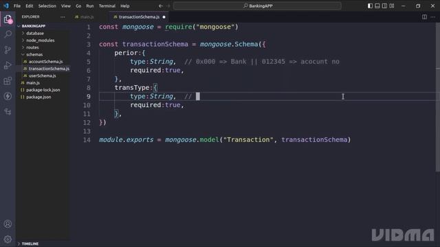 Creating a MERN Stack Application | Creating Transaction Schemas in Mongoose смотреть онлайн