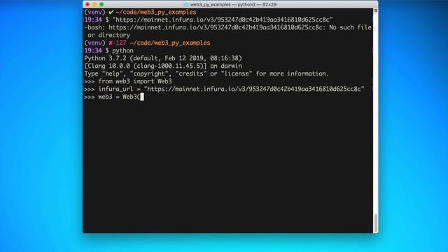 Ethereum for Python Developers - Web3.py #1 смотреть онлайн