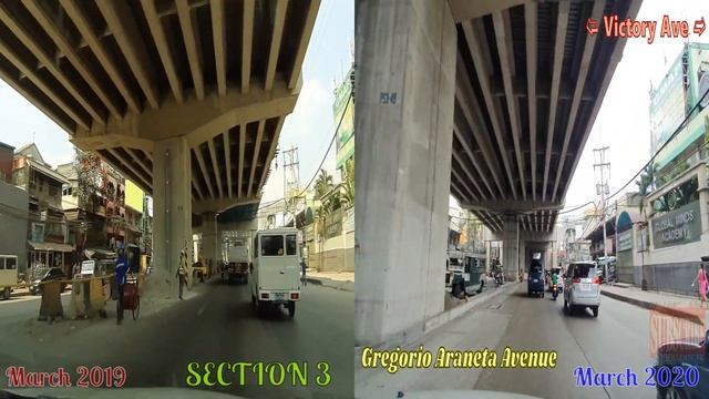 Skyway Stage 3 | March 2020 Vs March 2019 | Northbound | Section 3
