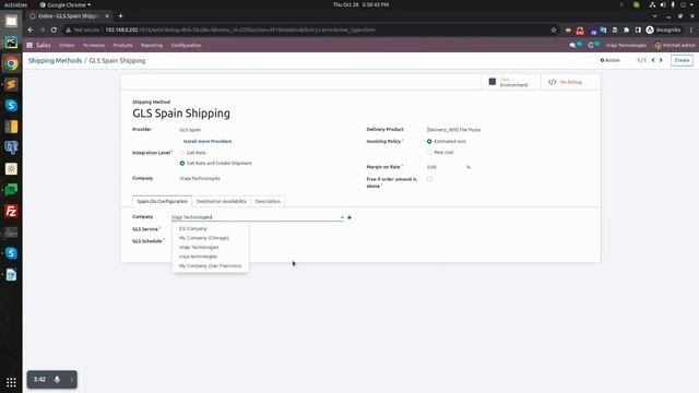 Odoo GLS Spain Shipping Integration(spain_gls_shipping_integration) смотреть онлайн