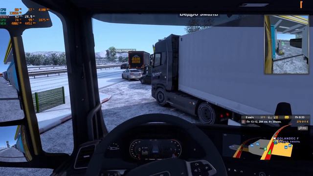 Зима Euro Truck Simulator 2 Конвой на руле #Logitech #momo смотреть онлайн