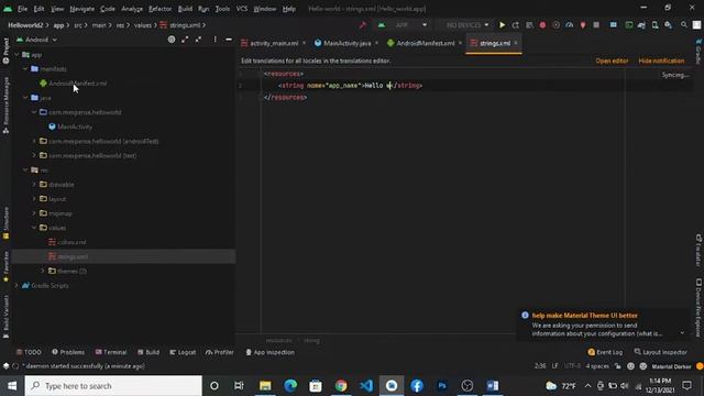 android studio Installation and simple hello world app. #android смотреть онлайн