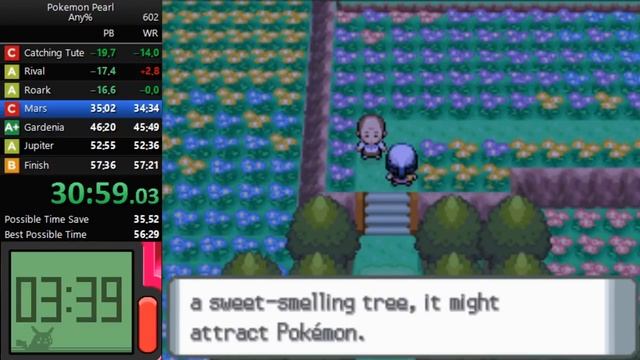 Pokemon Pearl Any% Speedrun in 57:06 смотреть онлайн