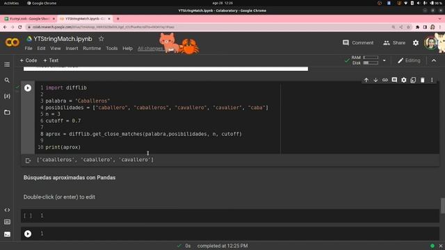 ? + ? ¿Cómo hacer búsquedas aproximadas en strings? | Similtudes | Fuzzy matching | Pandas | Python смотреть онлайн