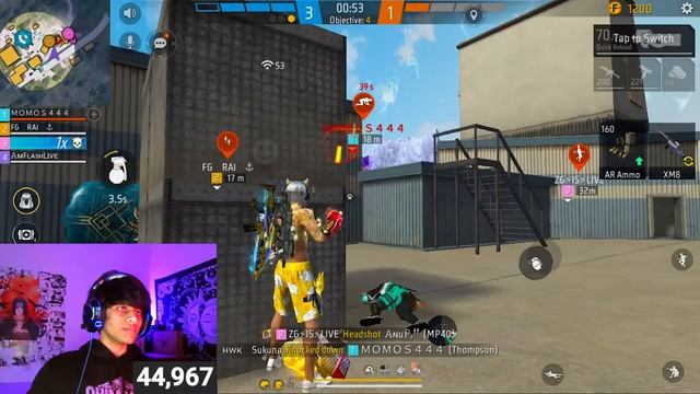 FREE FIRE LIVE 1v1 GUILD TEST | TEAM CODE GIVEAWAY | #freefirelive #gyangaming #nonstopgaming смотреть онлайн