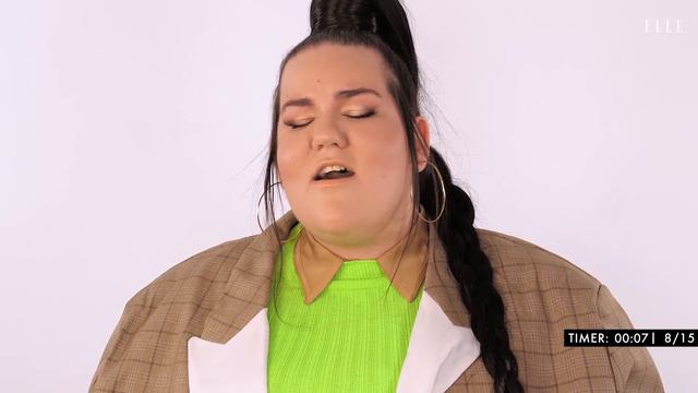 Netta Sings Lady Gaga, Daft Punk, and "Toy" in a Game of Song Association | ELLE смотреть онлайн