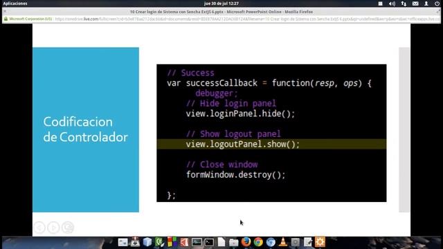 09 Crear Login de Sistema con Sencha ExtJS 6 Controlador смотреть онлайн