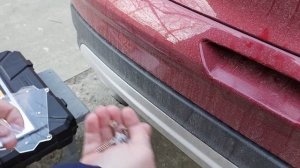 Установка еврономера на американские крепления.