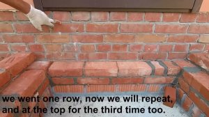 Классические кирпичные ступени-Classic brick steps