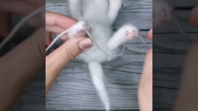 Sleeping kitten pattern. смотреть онлайн