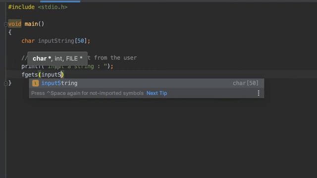 C Strings 1: Input a string and print it [C Programming] смотреть онлайн
