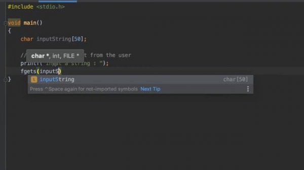 C Strings 1: Input a string and print it [C Programming]