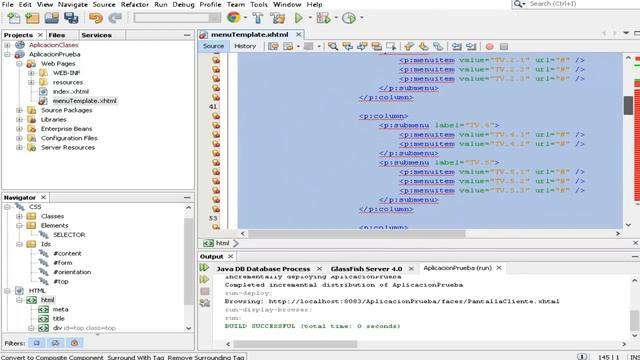 Java MVC EJB JPA Postgresql Crear Menu con Primefaces Vídeo 9 смотреть онлайн