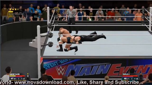 Bloody Match Undertaker VS Triple H | WWE 2k17 | PC Game play | nvidea 940m | 8GB RAM | i5 CP смотреть онлайн