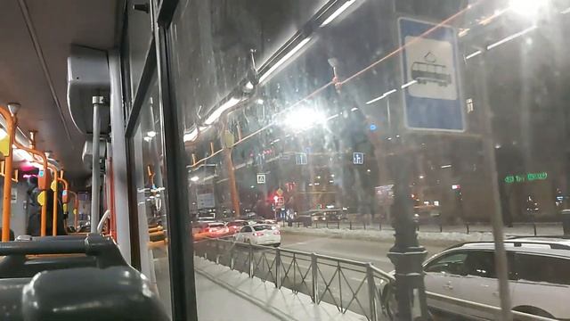 Трамвай, маршрут №29 ЛМ-99АВН б.1341 (01.12.2021) Санкт-Петербург