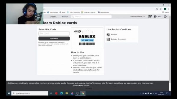 ROBLOX - Redeem your ROBUX Gift Card