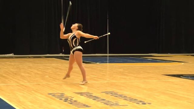 Savannah Miller, 3 baton FINALS, 2017 Madison, WI, US National Baton Twirling Championships смотреть онлайн