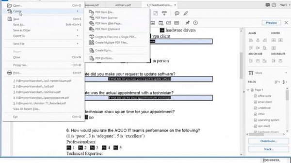 Adobe Acrobat X Pro. Создание документов в формате PDF