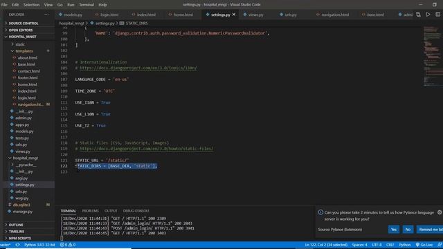 Hospital Management System Part 7 using Django Framework смотреть онлайн