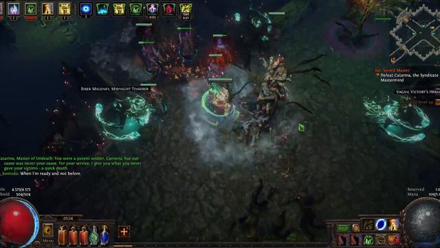 Necromancer Purity Absolution Reaper vs Catarina, Master of Undeath PATH OF EXILE 3.15 EXPEDITION смотреть онлайн