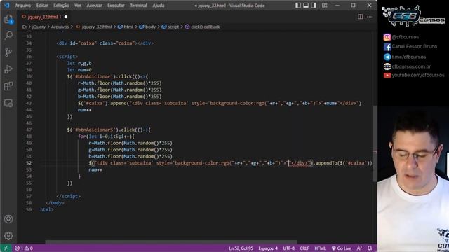 Aprendendo sobre as funções Prepend e PrependTo em jQuery - Curso de jQuery - Aula 32 смотреть онлайн