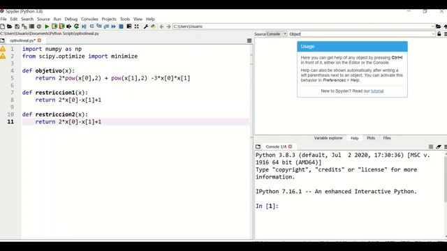Optimización no lineal con python смотреть онлайн
