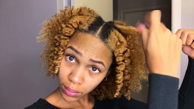 HOW TO: SEPARATE & FLUFF YOUR CURLS FOR VOLUME смотреть онлайн