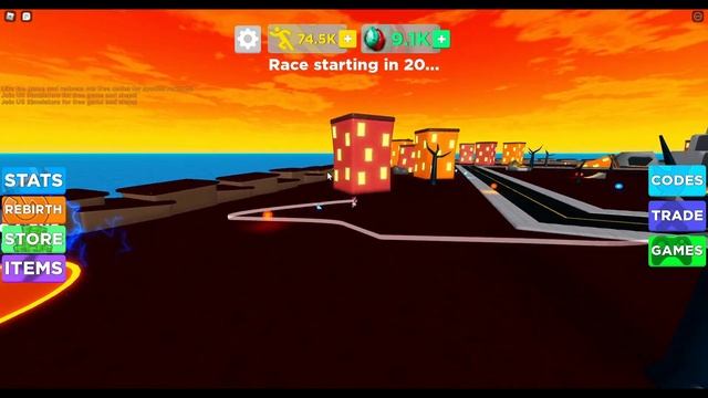 Симулятор СКОРОСТИ! Прокачка от НУБ до ПРО в Speed Simulator Roblox смотреть онлайн