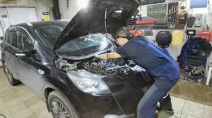 Форд Куга 2. Диагностика и устранение неисправности в двигателе. Очень интересно.