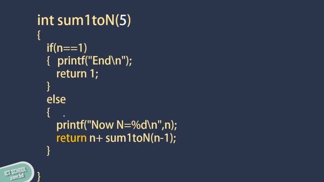 Recursive function| Recursion step by step| রিকার্শন [C Programming Bangla Tutorial] смотреть онлайн
