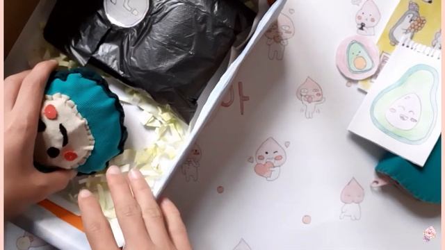 Крастибокс авокадо ?/распаковка/самодельный крастибокс /peach ? смотреть онлайн
