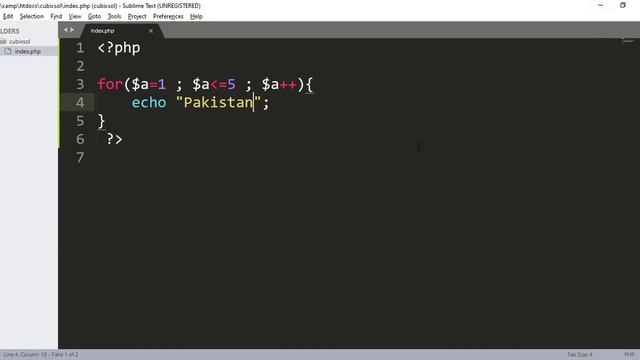 ( Part 10 ) For Loop in PHP. PHP MYSQL for beginners full course. смотреть онлайн