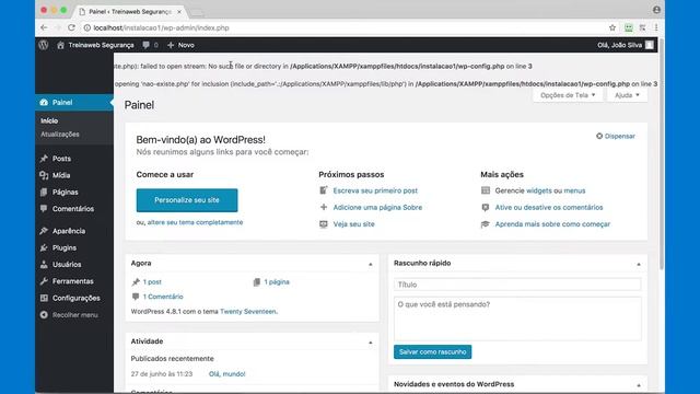 Desabilitar erros do PHP no Wordpress смотреть онлайн