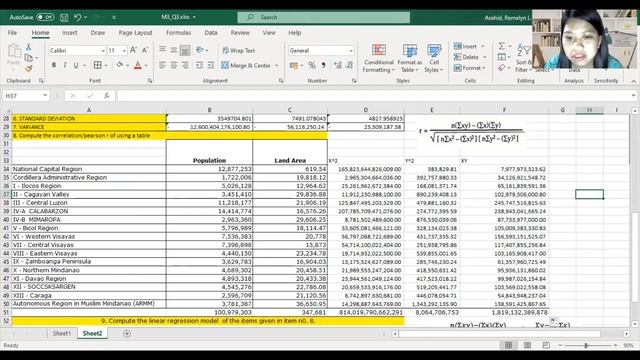 Measures of Central tendency, dispersion, pearson r and simplr linear regression in EXCEL смотреть онлайн