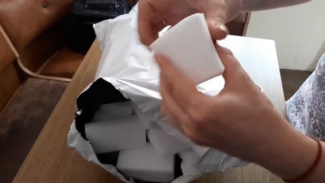 Меламиновые губки - удаляют пятна, следы маркера, ручки, краски, чистят посуду, смотреть онлайн