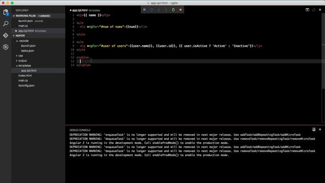 Angular 2 Tutorial: NgFor Directive смотреть онлайн