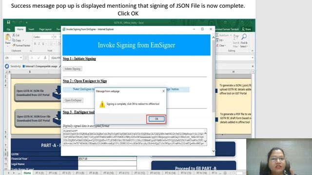 GSTR 9C Part II - How to Generate & Sign JSON File смотреть онлайн