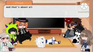 fandoms react to each other | Gacha Club | 1/7 | bungo stray dogs | slight soukoku