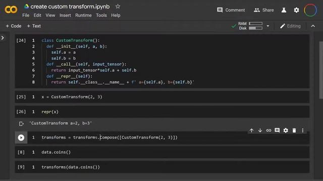 create custom transform in torchvision in PyTorch смотреть онлайн
