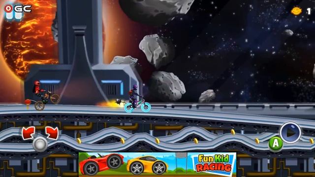 Space Bike Racing: High Speed Superbike Stunts / Tiny Labs Games / Android Gameplay FHD #2 смотреть онлайн