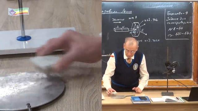 Урок 182 (осн). Вихревые токи. Задачи на правило Ленца смотреть онлайн