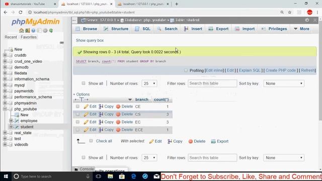 MYSQL | GROUP BY and HAVING Clause in PHP with Example In HINDI смотреть онлайн