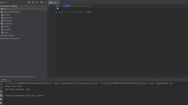 INPUT AND OUTPUT IN PYTHON смотреть онлайн