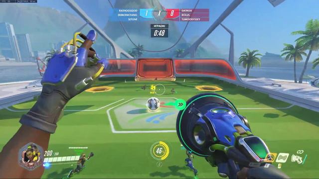 Overwatch Бомбит на лусиоболе смотреть онлайн