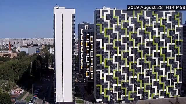 Стройка ЖК Летний сад (2 камера) 28 августа 2019 г смотреть онлайн