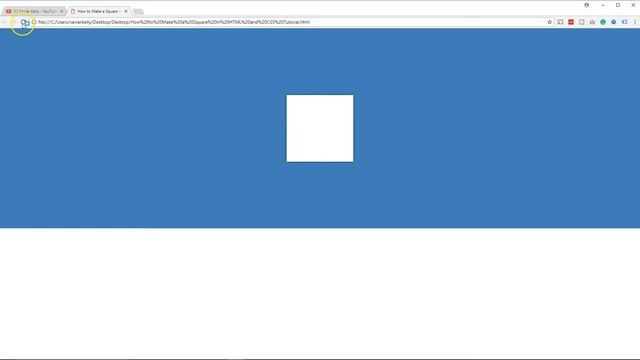 How to Make a Square in HTML and CSS смотреть онлайн