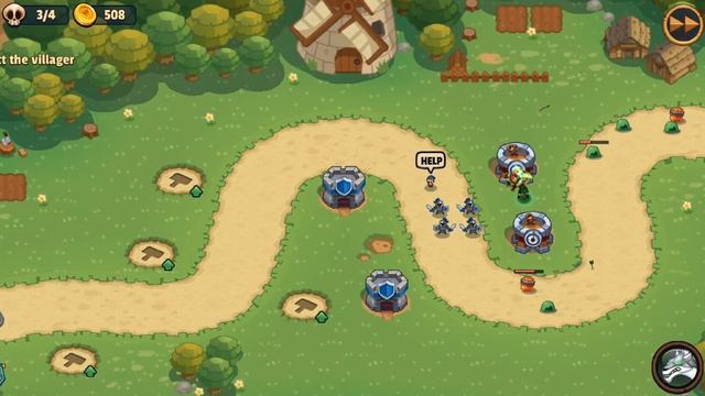 Realm Defense - World 1, level 2 Campaign Mode cleared, 3 stars смотреть онлайн