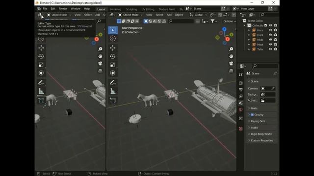 Asset Browser: как сделать каталог моделей и материалов / Blender уроки для начинающих смотреть онлайн