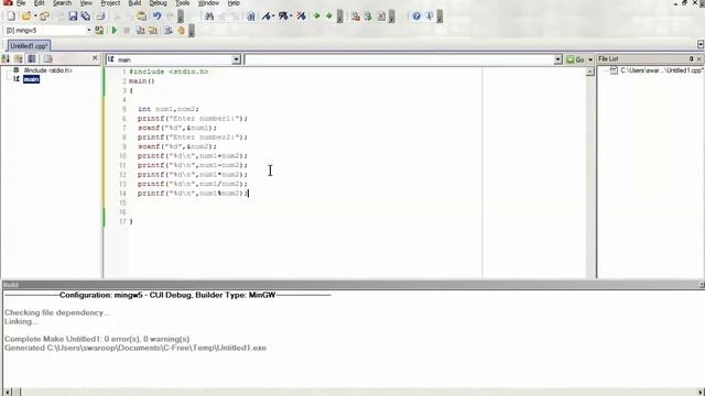 C programming tutorial-9 BUILDING A BASIC CALCULATOR смотреть онлайн